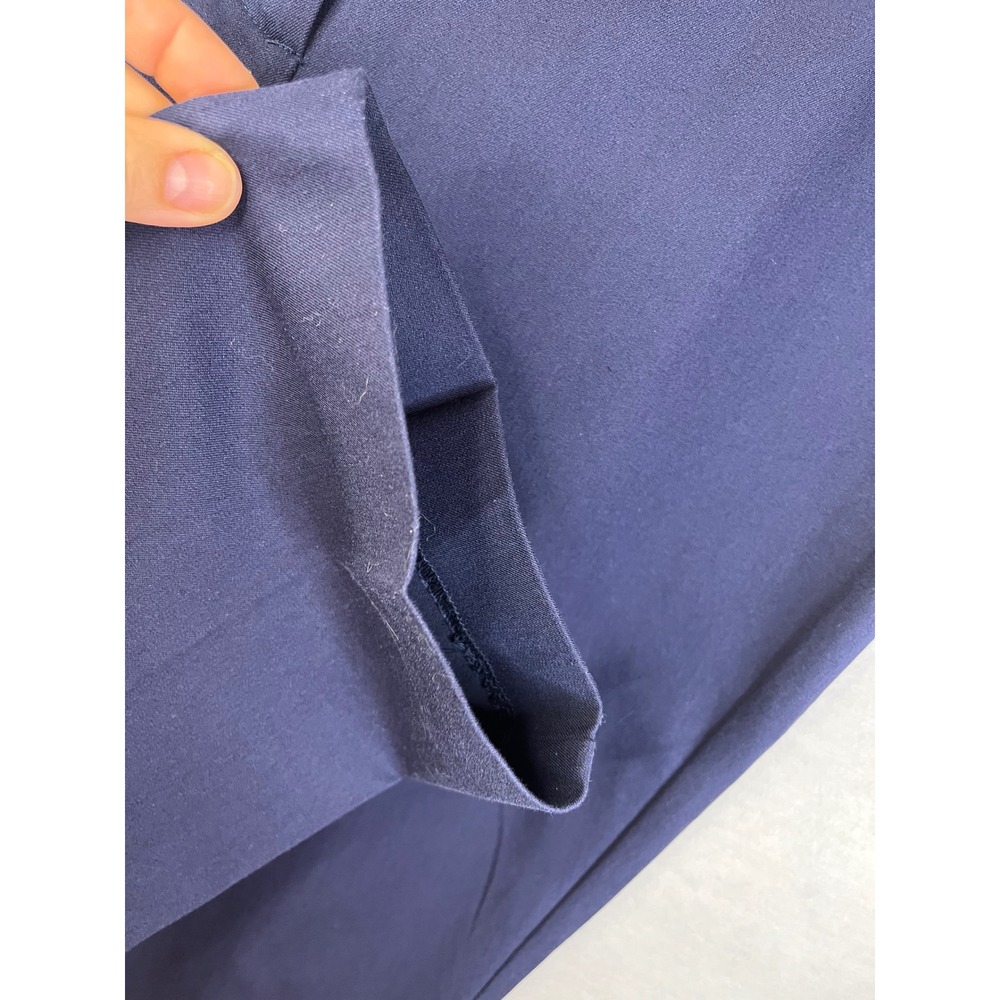 Chico's women's  navy blue straight leg trousers Sz 1.5R / 10R‎ - Picture 7 of 10